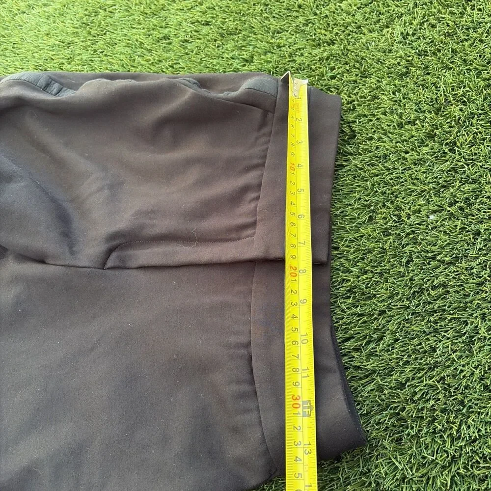 SANDRO Trousers Women's (EU) 40 Size Small Black Stripe Pockets Career